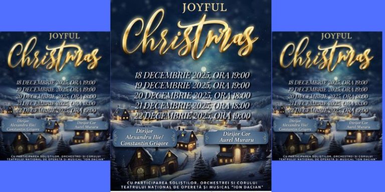 Cinci reprezentații consecutive dedicate Sărbătorilor de Iarnă la Teatrul de Operetă