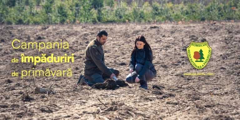 Romsilva începe Luna Plantării Arborilor la Dâmbovița